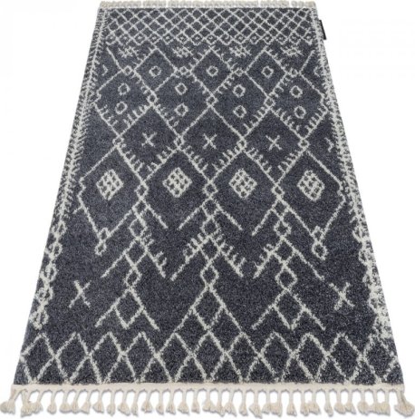 Kusový koberec Berber Tanger B5940 grey and white