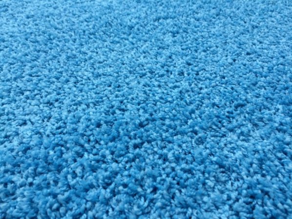 Kusový koberec Color Shaggy modrý
