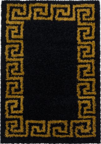 Kusový koberec Hera Shaggy 3301 gold