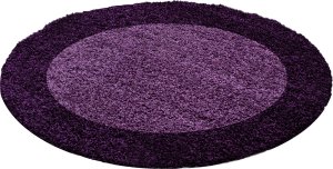 Kusový koberec Life Shaggy 1503 lila kruh