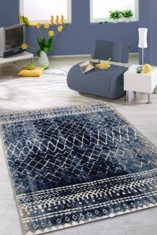 Kusový koberec Loftline K11490-06-blue