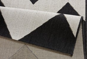 Kusový koberec Meadow 102738 schwarz/creme
