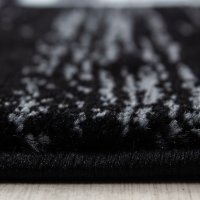 Kusový koberec Miami 6620 black 80x150cm