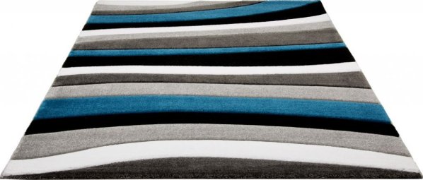 Kusový koberec Moderno 904/grey-blue stripe