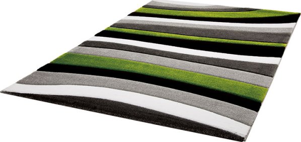 Kusový koberec Moderno 904 grey-green stripe