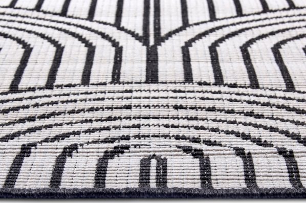 Kusový koberec Pangli 105852 Black – na ven i na doma