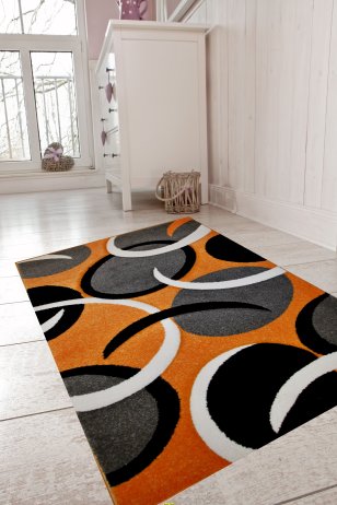Kusový koberec Rumba 0999A, oranžový