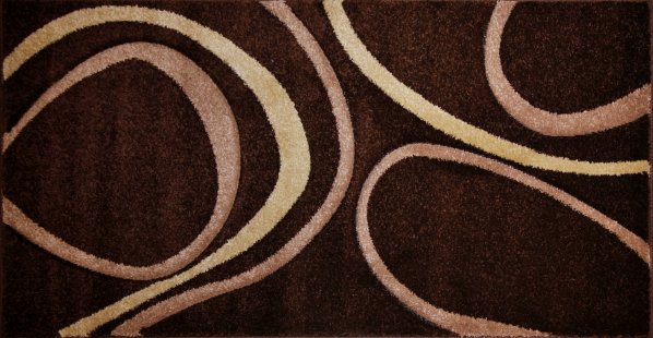 Hnědý kusový koberec Rumba 1160, 160x200cm