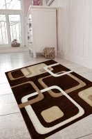 Hnědý kusový koberec Rumba 5280, 160x220 cm