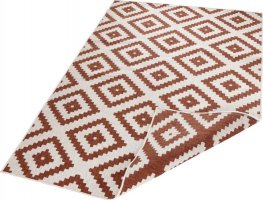 Kusový koberec Twin-Wendeteppiche 103130 terra creme