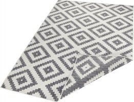 Kusový koberec Twin-Wendeteppiche 103132 grau creme
