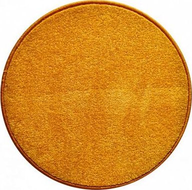 Kusový zlatý koberec Eton, průměr 120 cm