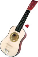 Dětská dřevěná kytara španělka