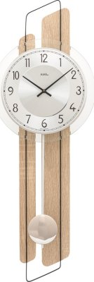 Kyvadlové nástěnné hodiny 7509 AMS 66cm