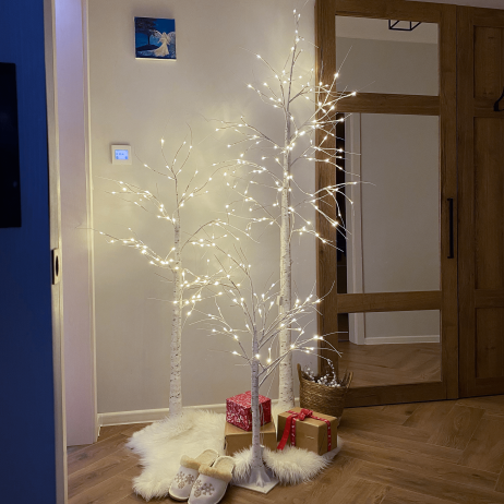 LED vánoční stromeček Bříza 90 cm