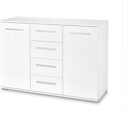 Komoda Lima KM-4, bílá