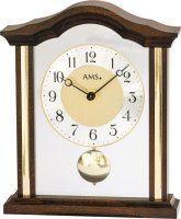 Luxusní dřevěné stolní hodiny 1174/1 AMS 23cm