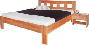 Dvoulůžková masivní postel Silvana