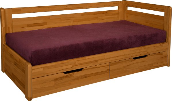 AKCE Rozkládací postel Kombi, s roštem a matrací