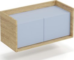 Nízká skříňka MOBIUS 2D modrá