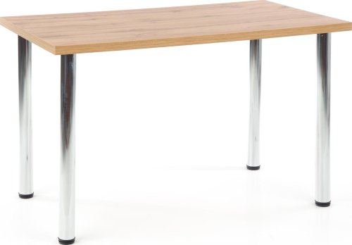 Jídelní stůl MODEX 120 chrom/dub wotan