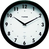 Nástěnné hodiny Twins 2410 black 25cm