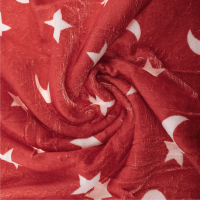 Červená beránková deka OXYFIRE 150x200 cm
