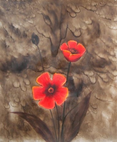 Obraz - Červené květy