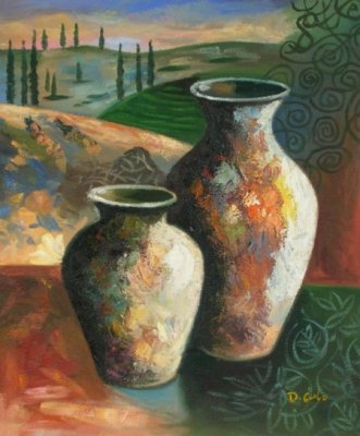 Obraz - Dvě vázy