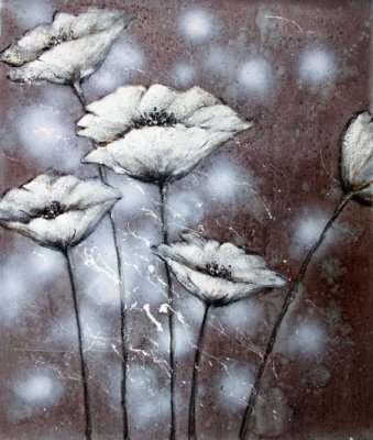 Obraz - Květy v mlze