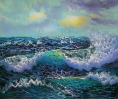 Obraz - mořské vlny