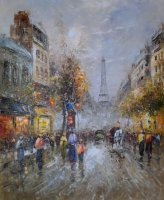 Obraz - Rozzářená Paříž, 50x60 cm