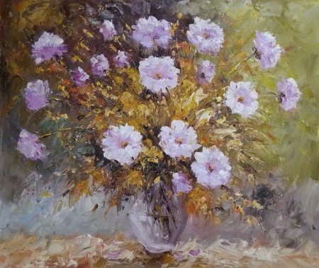 Obraz - Váza s květinami