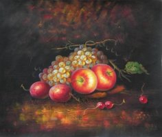 Obraz - Zátiší s ovocem 50x60 cm