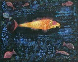 Obraz - Zlatá rybka 50x60 cm