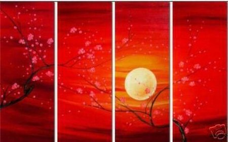Obrazový set - Růdý západ slunce