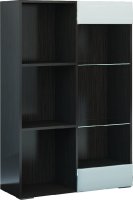 Obývací stěna NENSÍ bílá / wenge