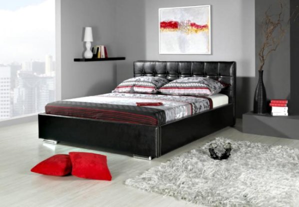 Čalouněná postel Ontario, Bronco 110, 140x200cm