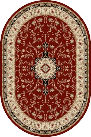 Oválný kusový koberec Lotos 523-210o, 200x300 cm