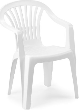 Plastová zahradní židle Altea bílá