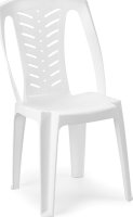 Plastová zahradní židle Corona bílá