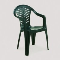 Plastová zahradní židle Malibu zelená