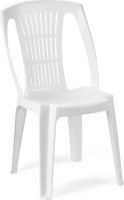 Plastová zahradní židle Stella bílá