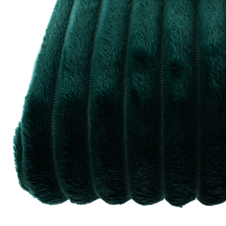 Plyšová pruhovaná deka Smaragd 160x200 cm