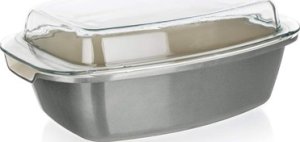 PRIME CHEF Pekáč s keramickým povrchem ALEGRIA Grey 5,6 l, 32,5 x 21 x 11 cm, s poklicí