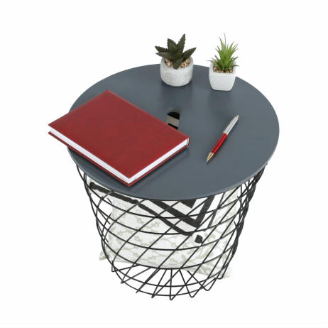 Příruční stolek Retres 3, grafit
