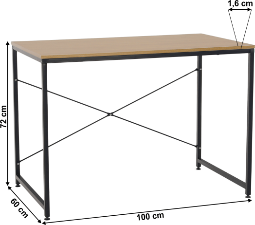 Psací stůl MELLORA 100x60 cm