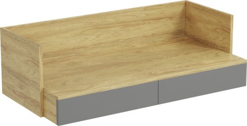 Psací stůl MOBIUS 2S šedá