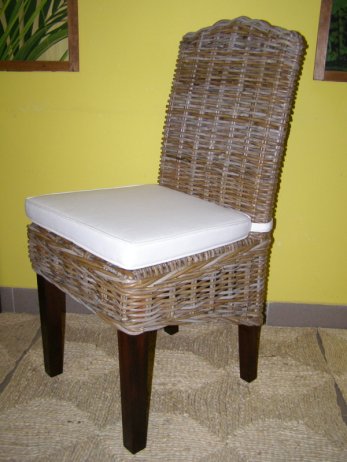 Ratanová jídelní židle Corina-světlá