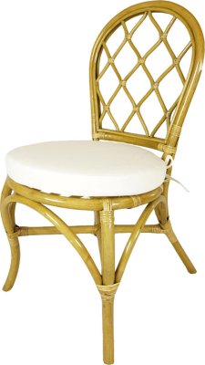 Ratanová jídelní židle HARLINGEN - světlý med